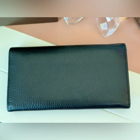 Gucci Black Pebbled Leather Wallet - Picture 4 of 13